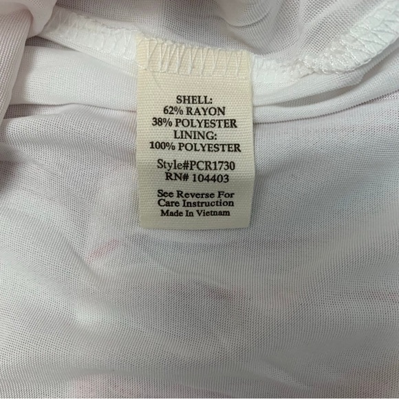 Perch by Blu Pepper Embroidered Pink Ruffle Sleeve Dress plus size 2X / 1X NWT - Picture 5 of 5